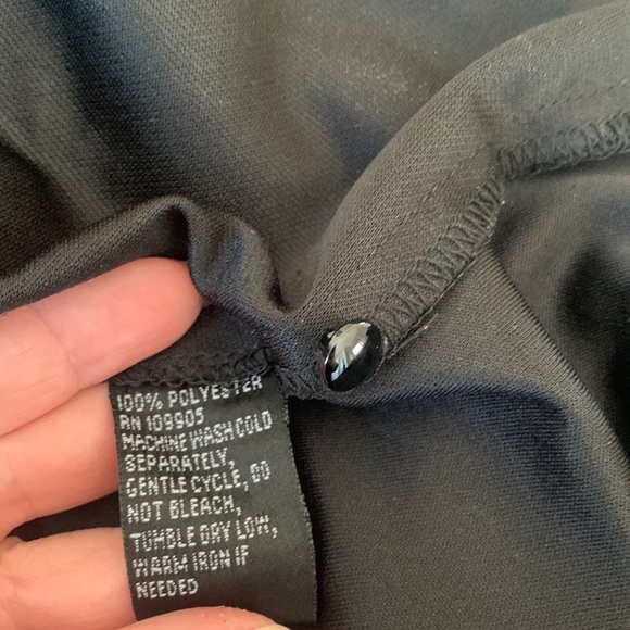 Black Halter Ruffle Sleeveless Top - Picture 6 of 6